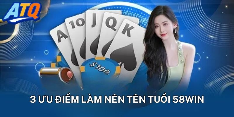 3 ưu điểm làm nên tên tuổi của đối tác 58WIN