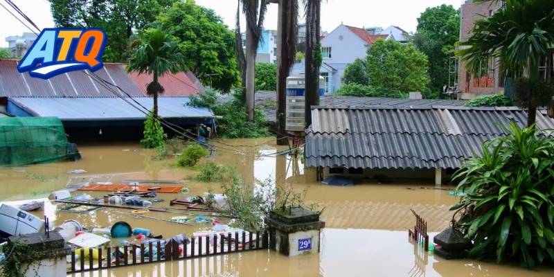 Thái Nguyên ngập lụt, tang thương về cả người và tài sản